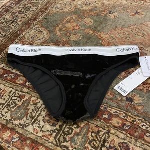 Calvin Klein velvet underwear WITH TAGS!